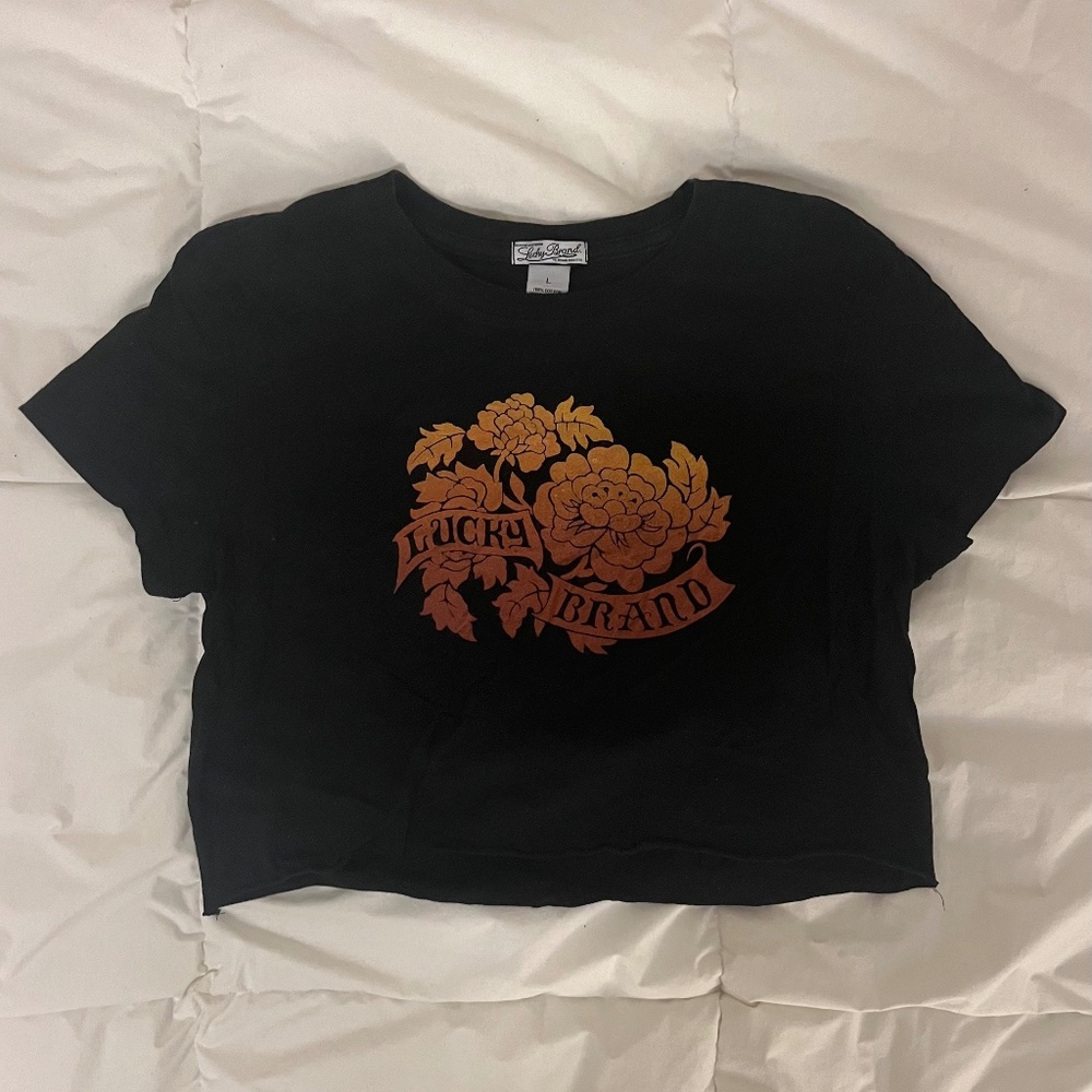 2000s Lucky Brand Crop Top